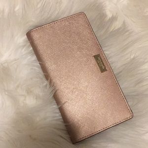 Kate spade rose gold wallet